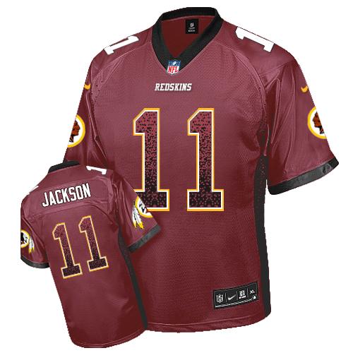 Youth Elite DeSean Jackson Nike Jersey Burgundy Red - #11 Drift Fashion NFL Washington Redskins